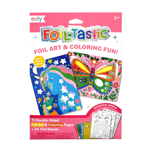 Foil-tastic: Foil Art & Coloring Fun - Whimsical World (36 PC Set)