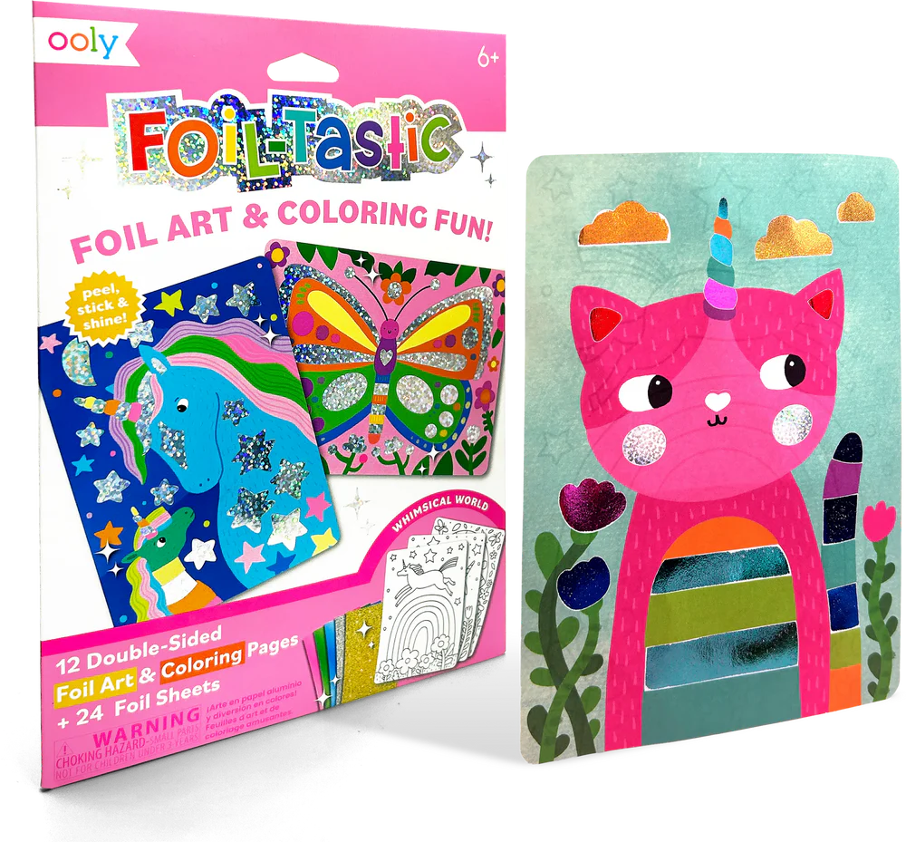 Foil-tastic: Foil Art & Coloring Fun - Whimsical World (36 PC Set)