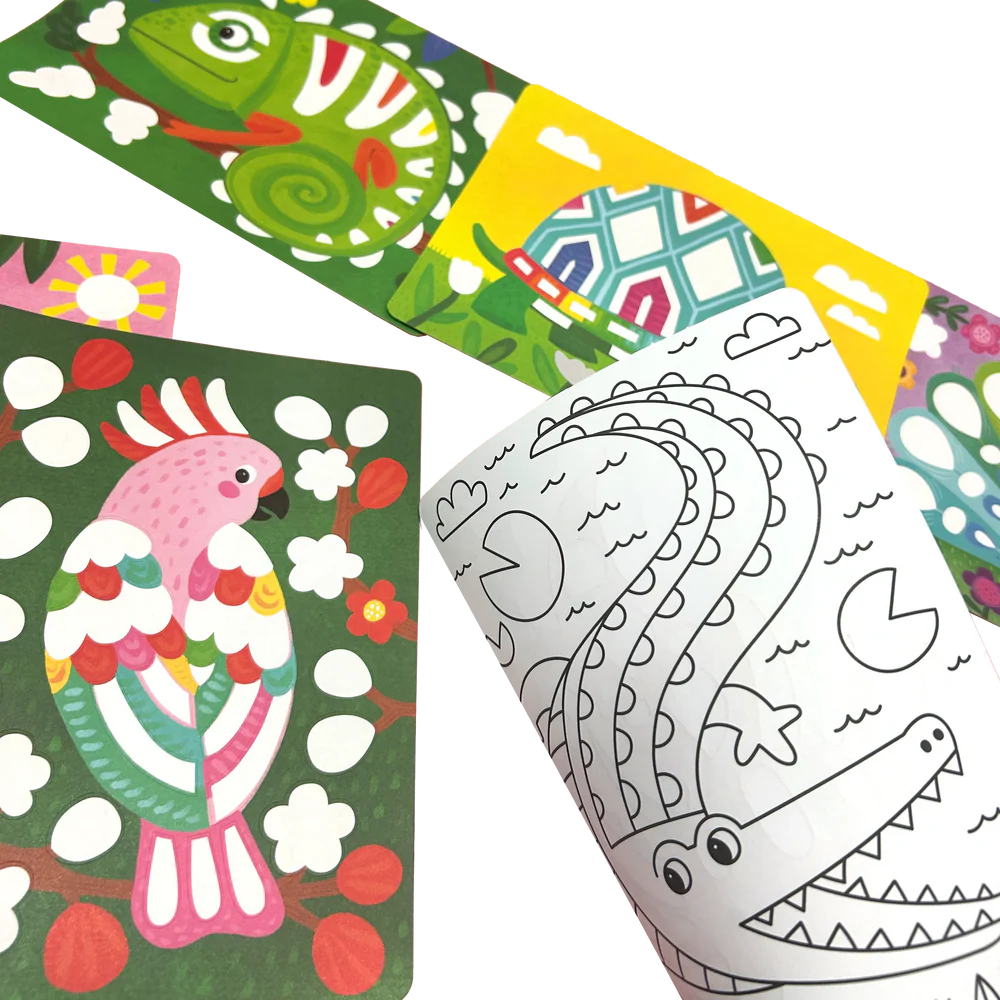 Foil-tastic: Foil Art & Coloring Fun - Awesome Animals (36 PC Set)