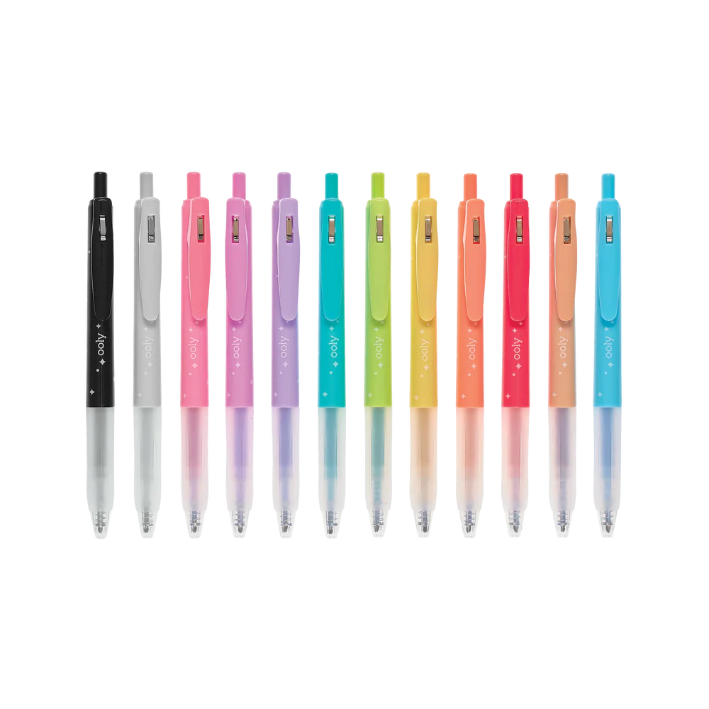 Oh My Glitter! Gel Pens - Set Of 12