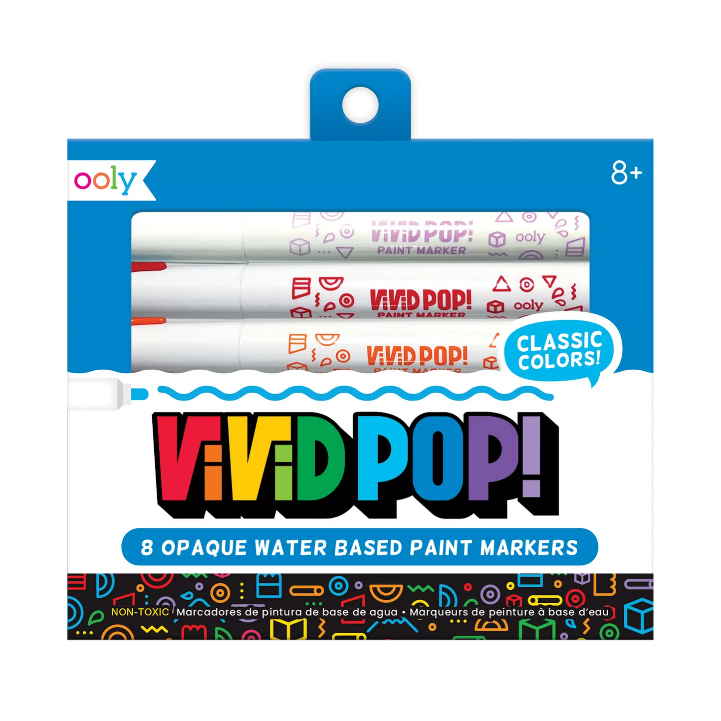 Vivid Pop!: Opaque Water-Based Paint Markers - Classic