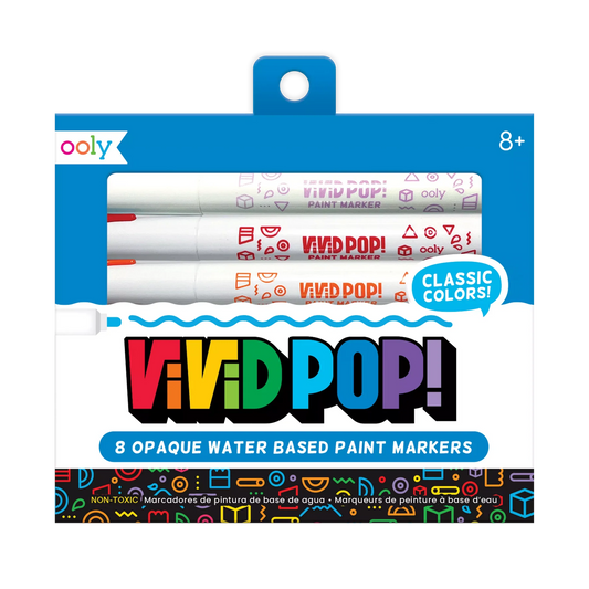 Vivid Pop!: Opaque Water-Based Paint Markers - Classic
