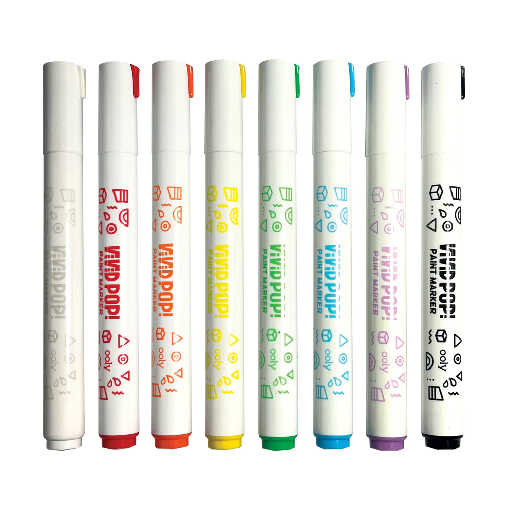 Vivid Pop!: Opaque Water-Based Paint Markers - Classic