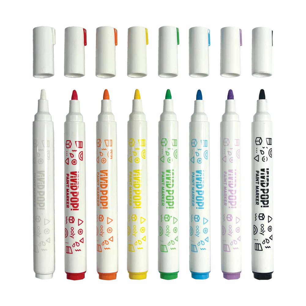 Vivid Pop!: Opaque Water-Based Paint Markers - Classic