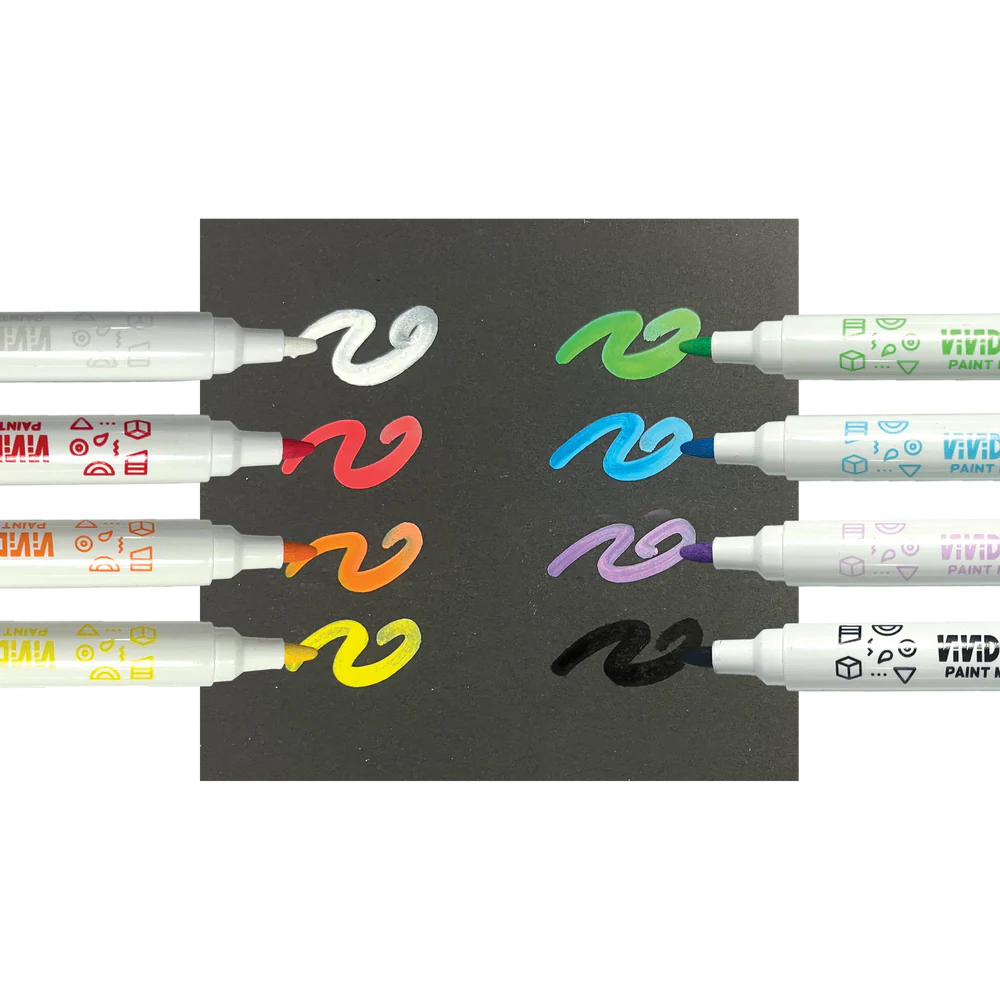 Vivid Pop!: Opaque Water-Based Paint Markers - Classic