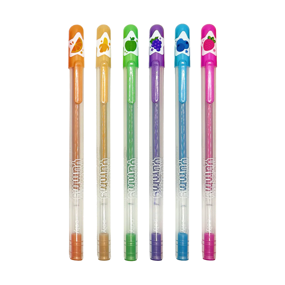 Yummy Yummy: Scented Metallic Gel Pens (Set of 6)