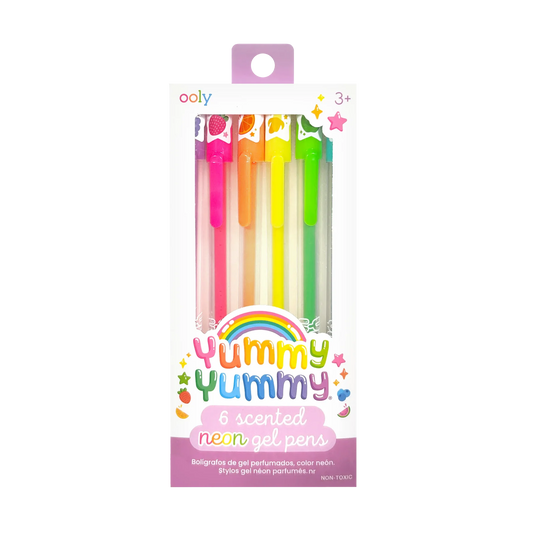 Yummy Yummy: Scented Neon Gel Pens (Set of 6)