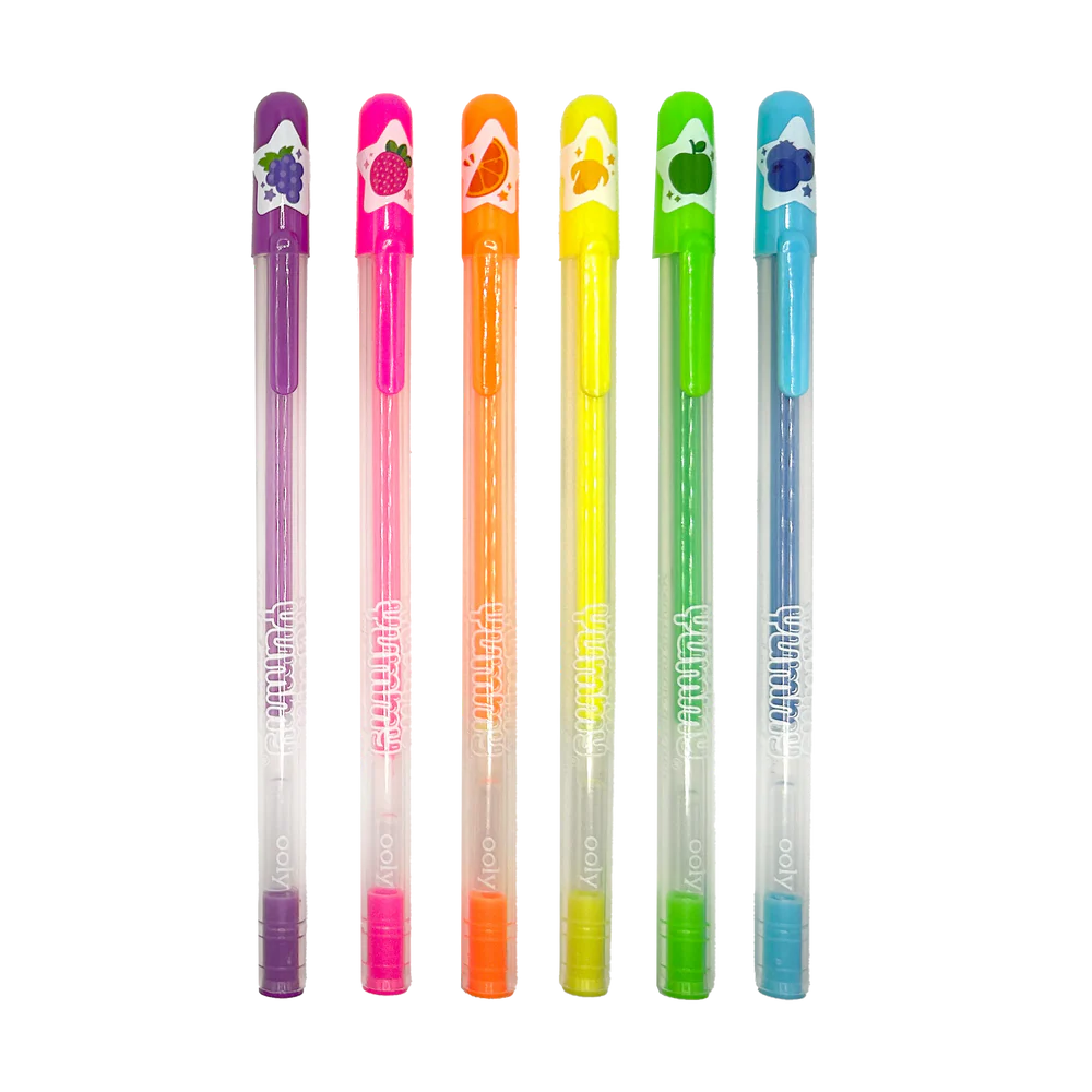 Yummy Yummy: Scented Neon Gel Pens (Set of 6)