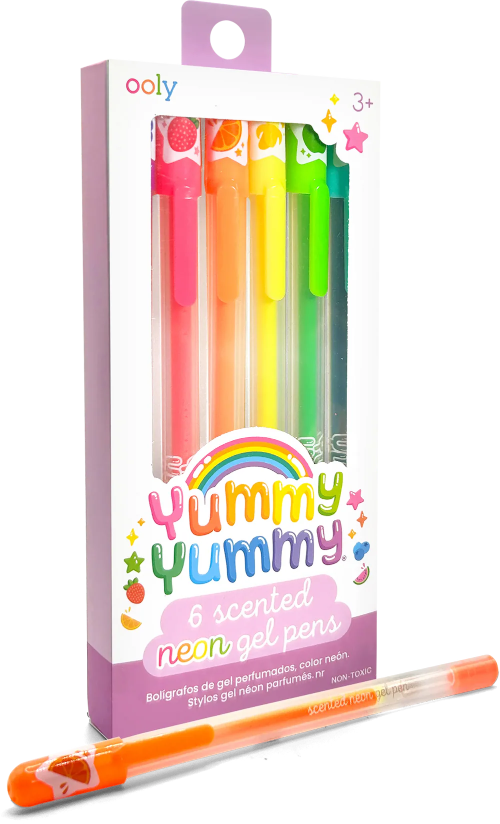 Yummy Yummy: Scented Neon Gel Pens (Set of 6)