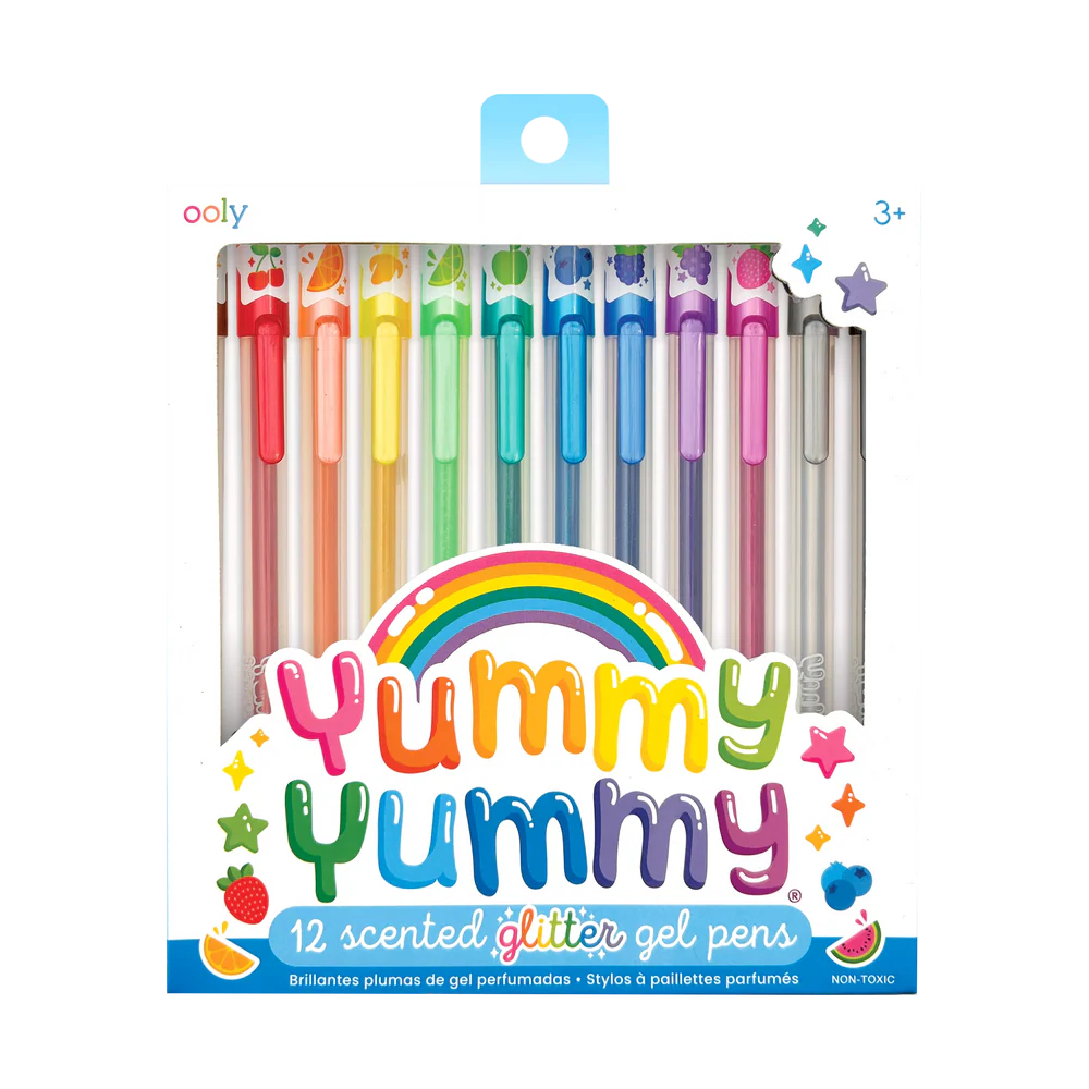 Yummy Yummy Scented Glitter Gel Pens 2.0 - Set Of 12