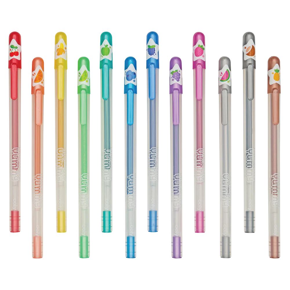 Yummy Yummy Scented Glitter Gel Pens 2.0 - Set Of 12