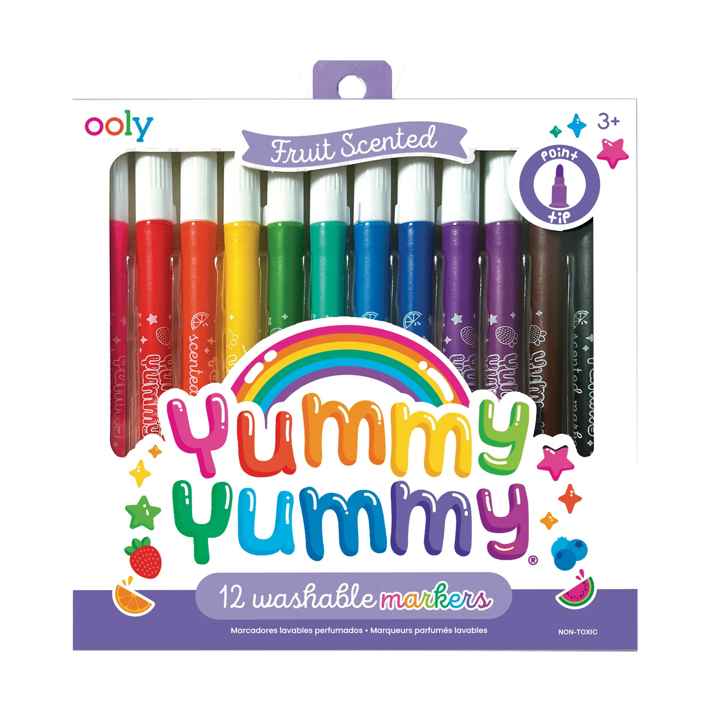 Yummy Yummy Scented Markers - Set Of 12