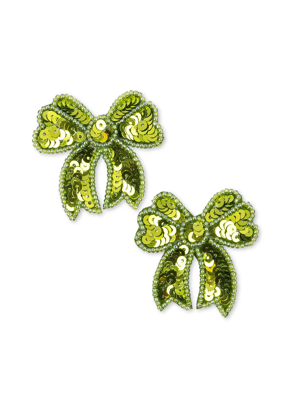 2 Pack Sequin Bow Hair Clip