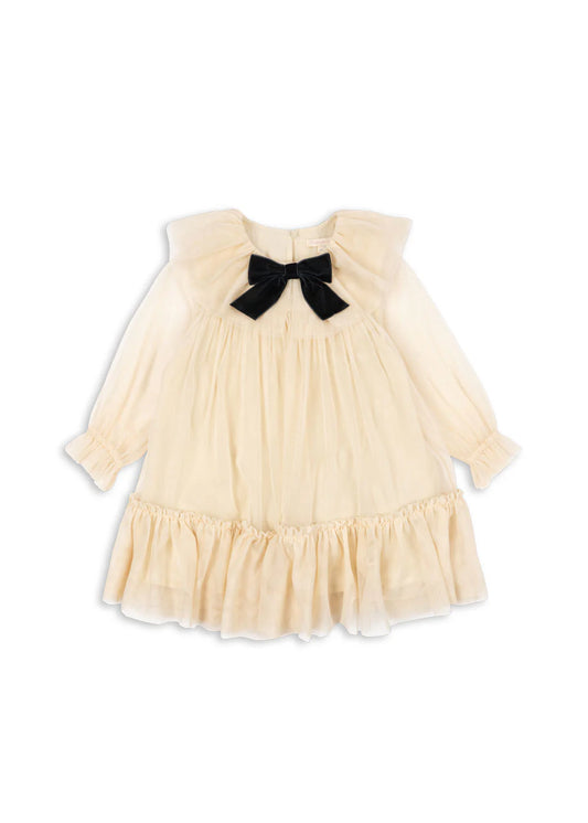 Bow Dress- Parchment