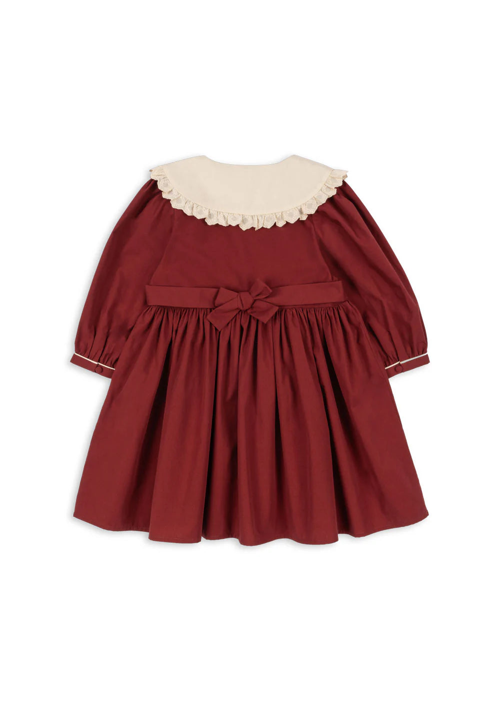 Coeur Collar Dress- Rouge