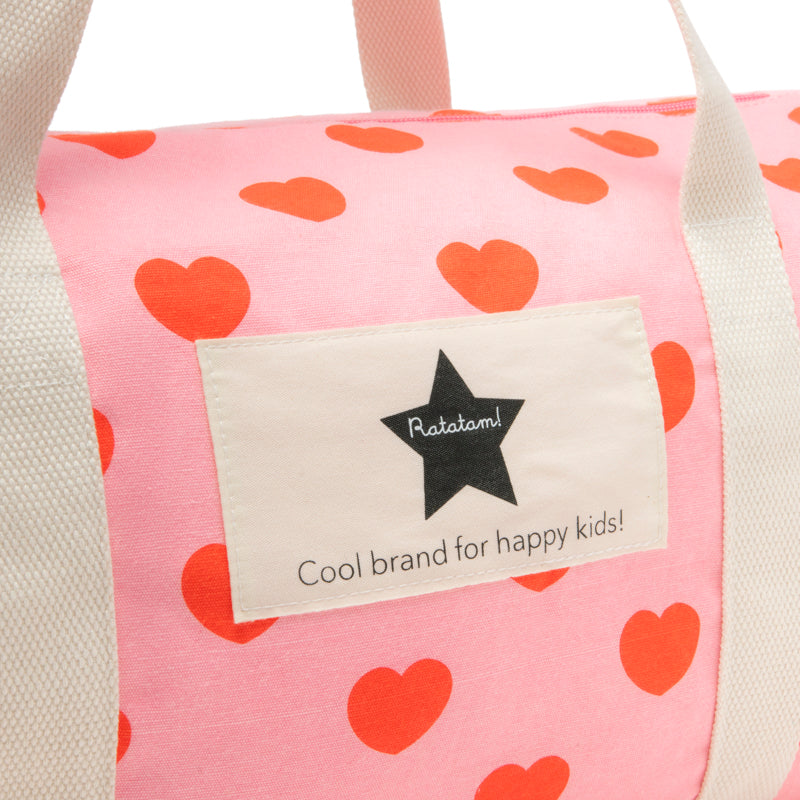 Funky Bowling Bag- Pink Hearts