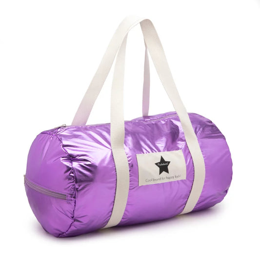 Metallic Bowling Bag- Lilac