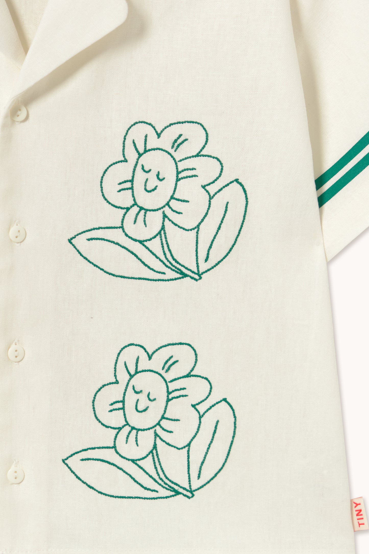 Daisies Linen Shirt | Kids Wear