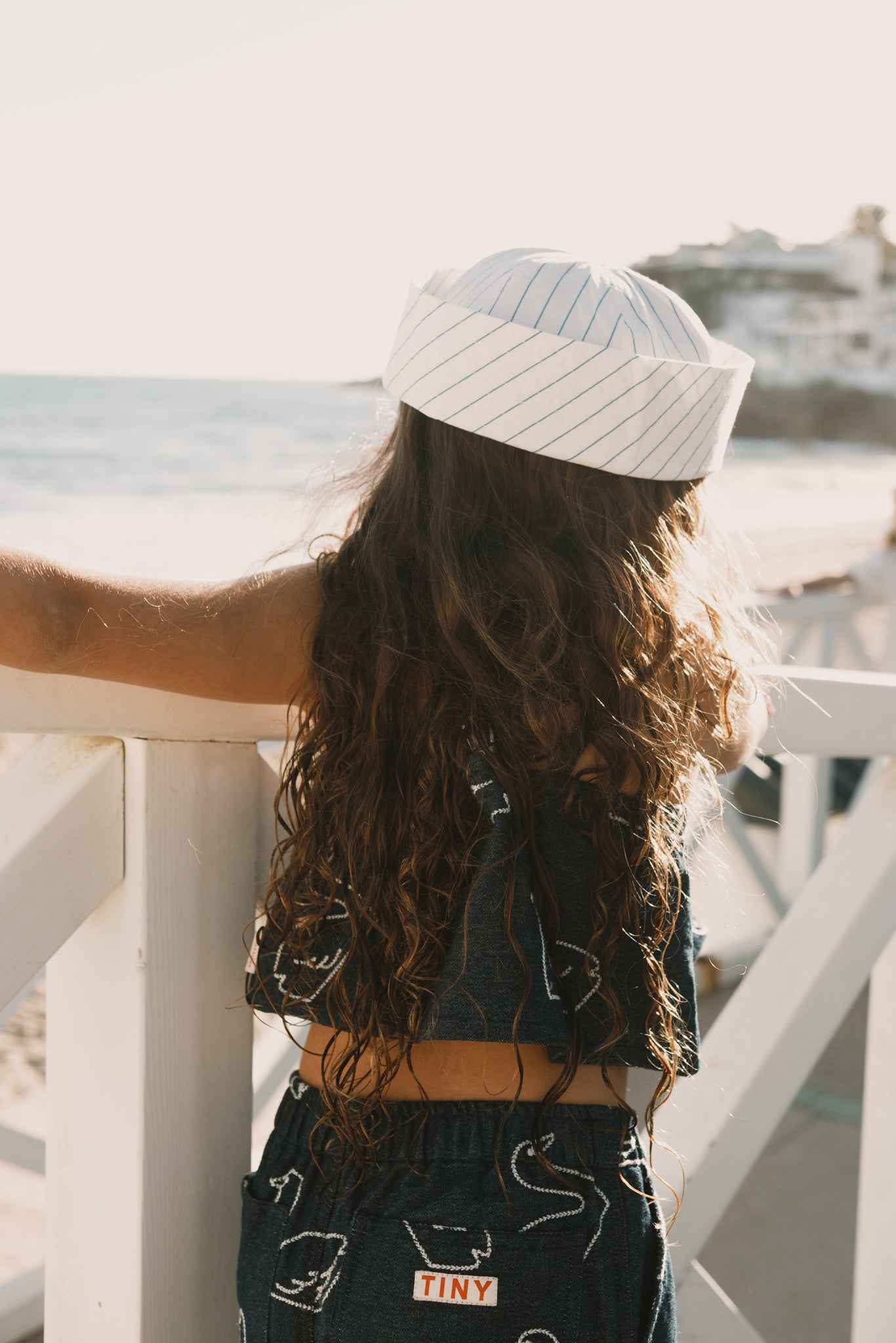 Swans Denim Bow Top| Kids Wear