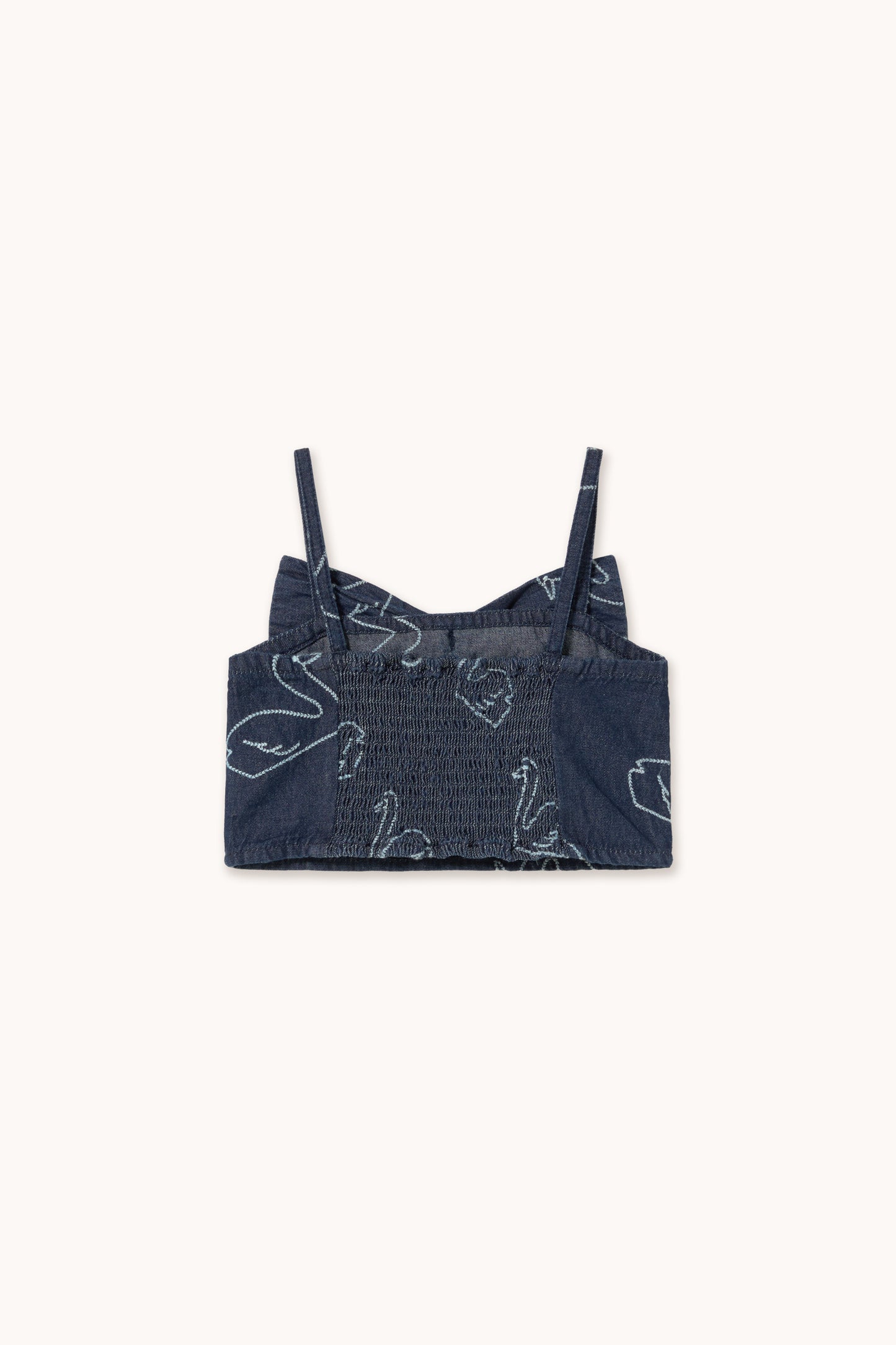 Swans Denim Bow Top| Kids Wear