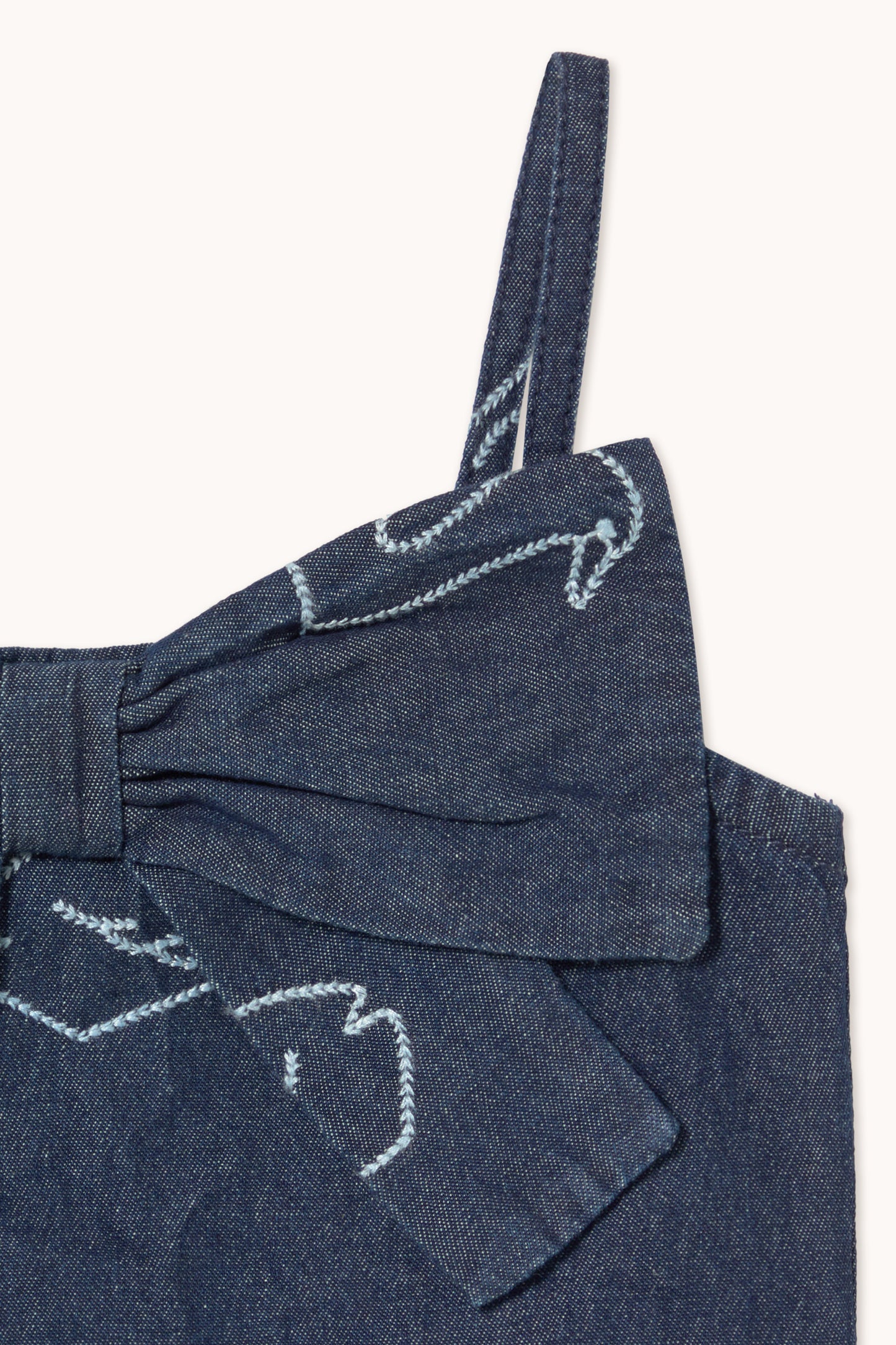 Swans Denim Bow Top| Kids Wear