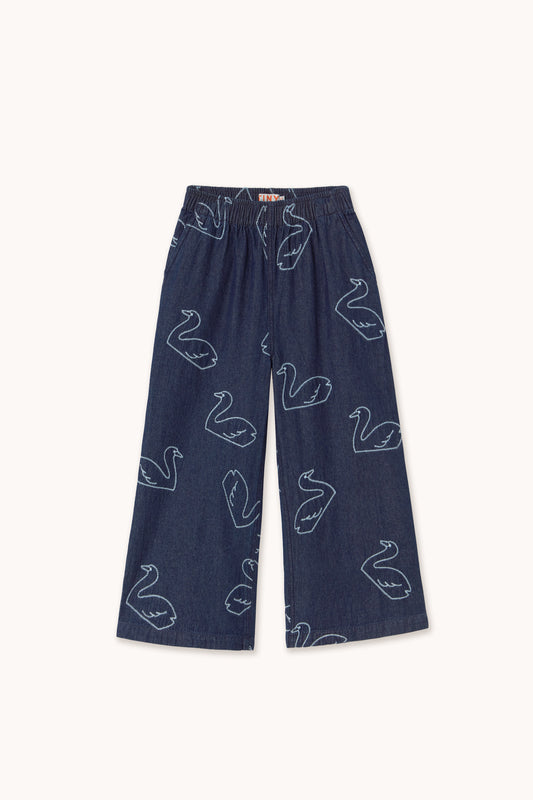Big Swans Dark Wash Denim Pant| Kids Wear