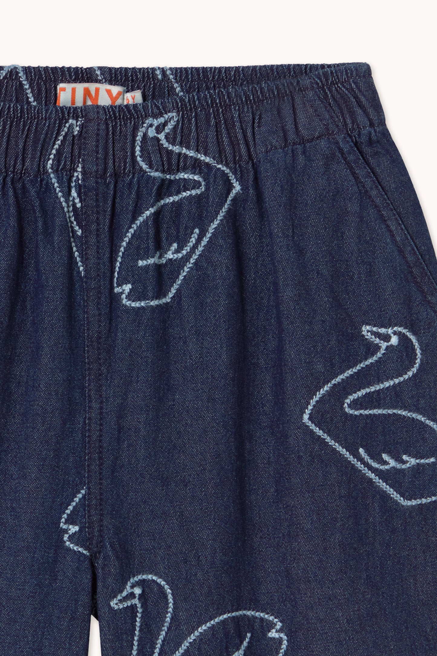 Big Swans Dark Wash Denim Pant| Kids Wear