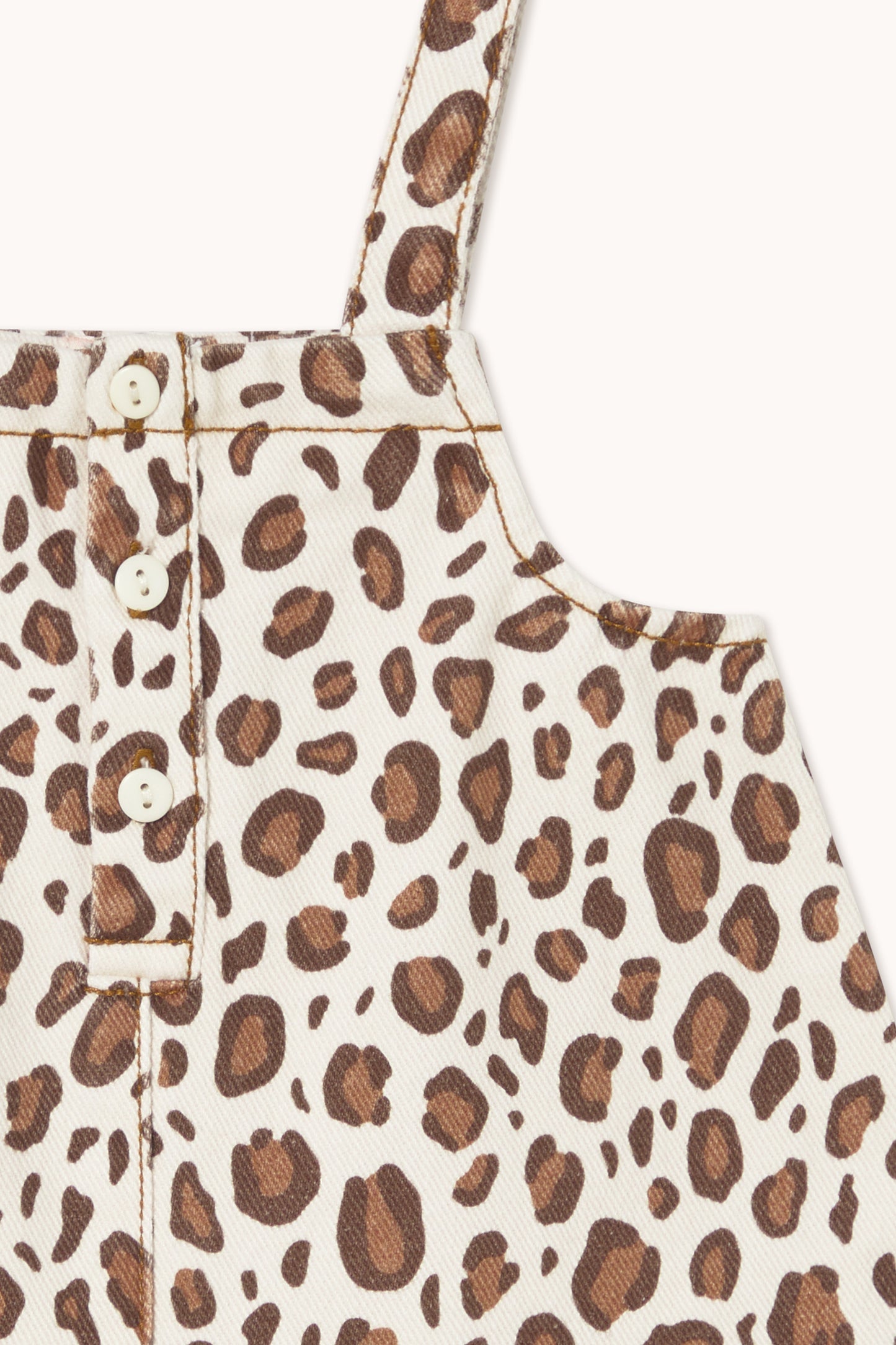 Animal Print Dungaree- Baby Onesie
