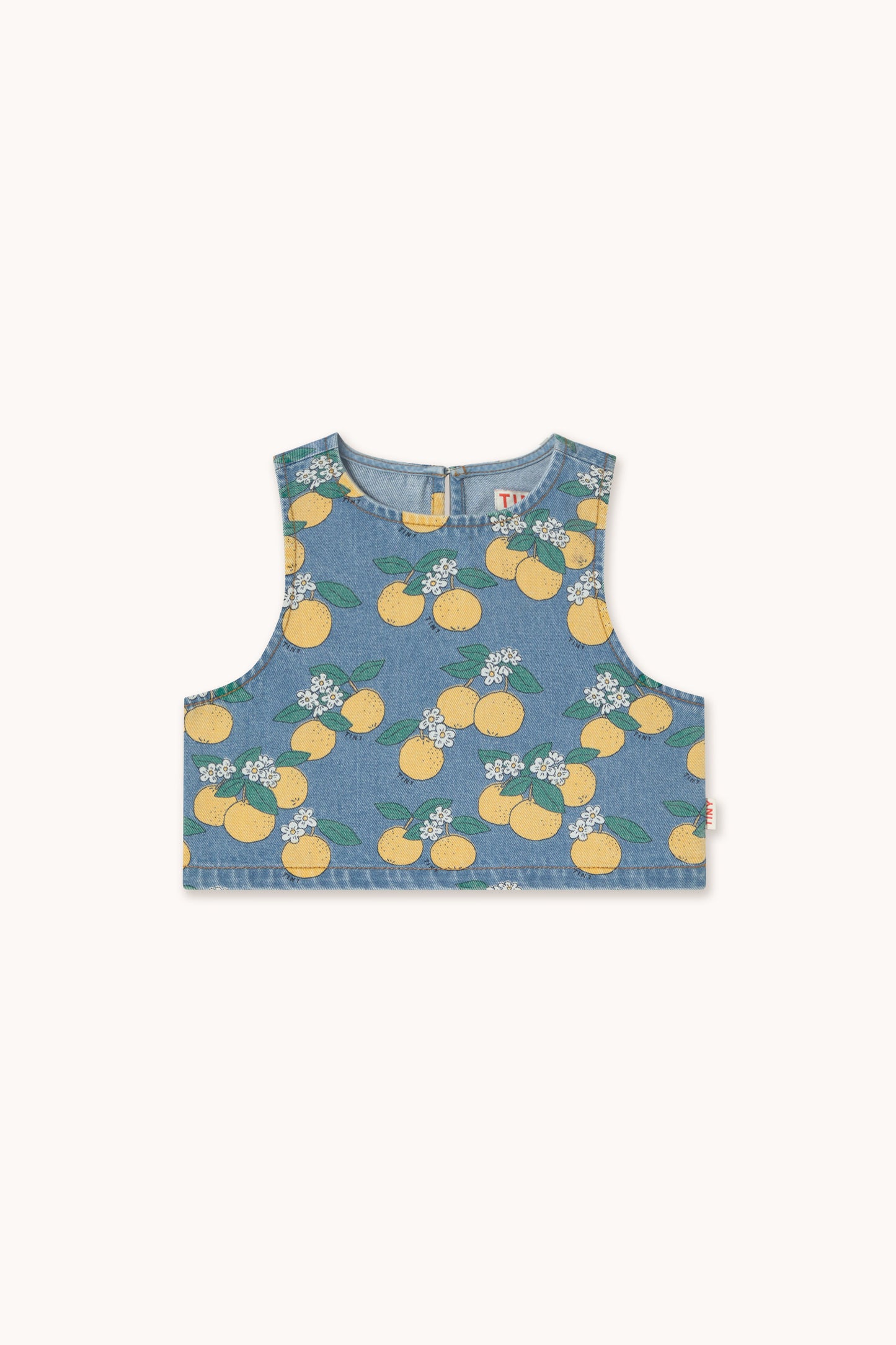 Orange Top Light Wash| Kids Wear