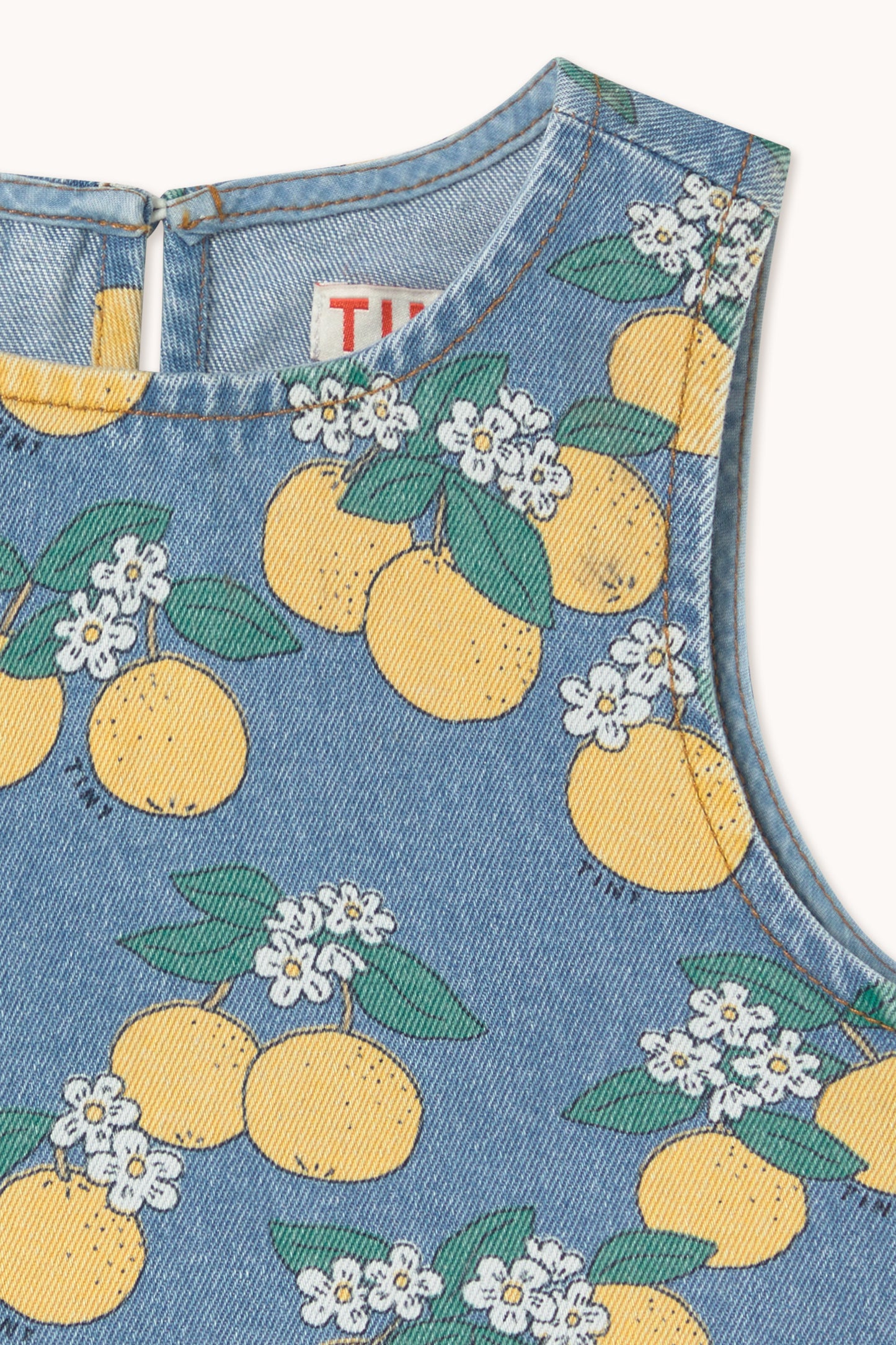 Orange Top Light Wash| Kids Wear