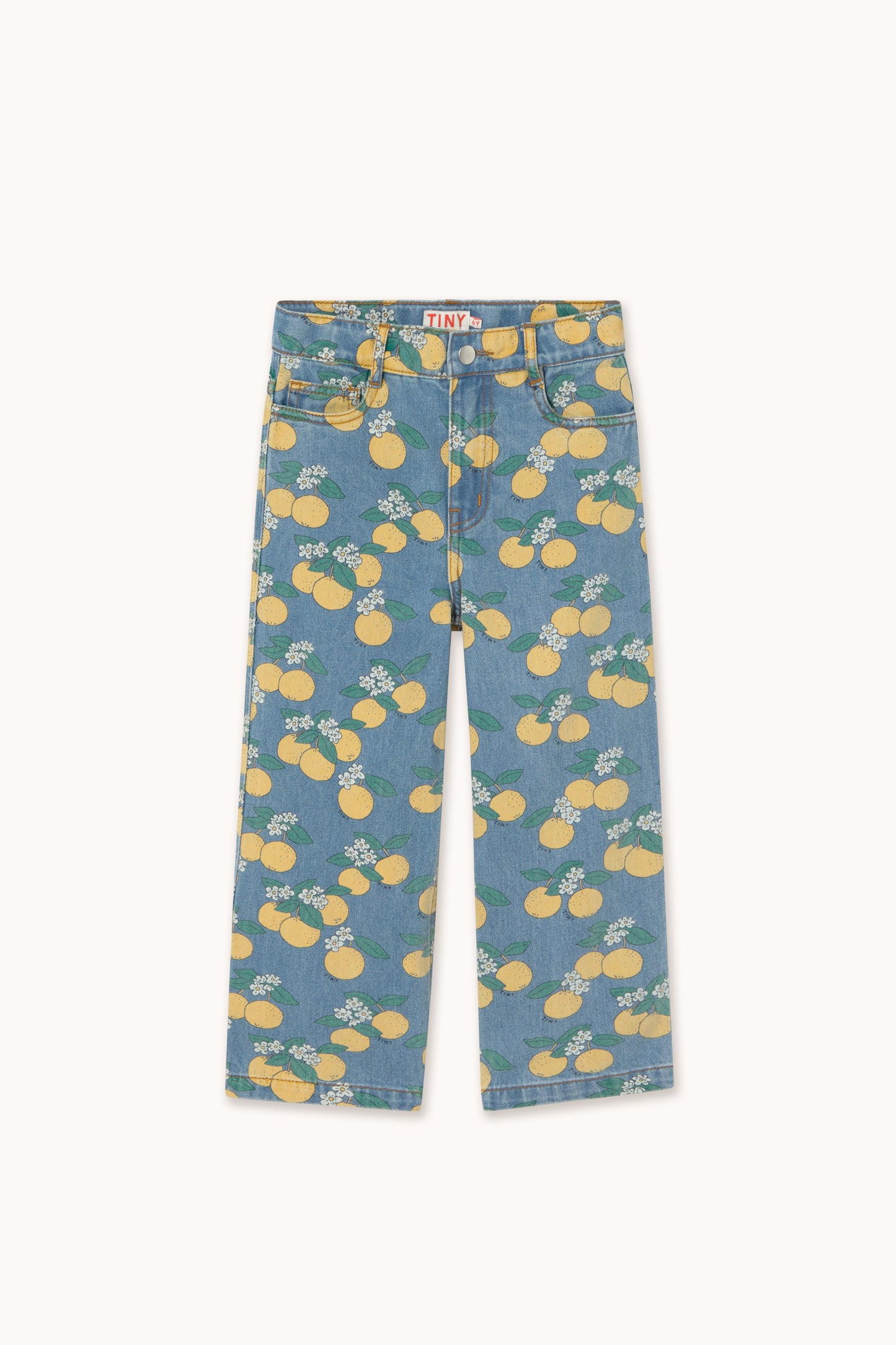 Orange Denim Jeans| Kids Wear