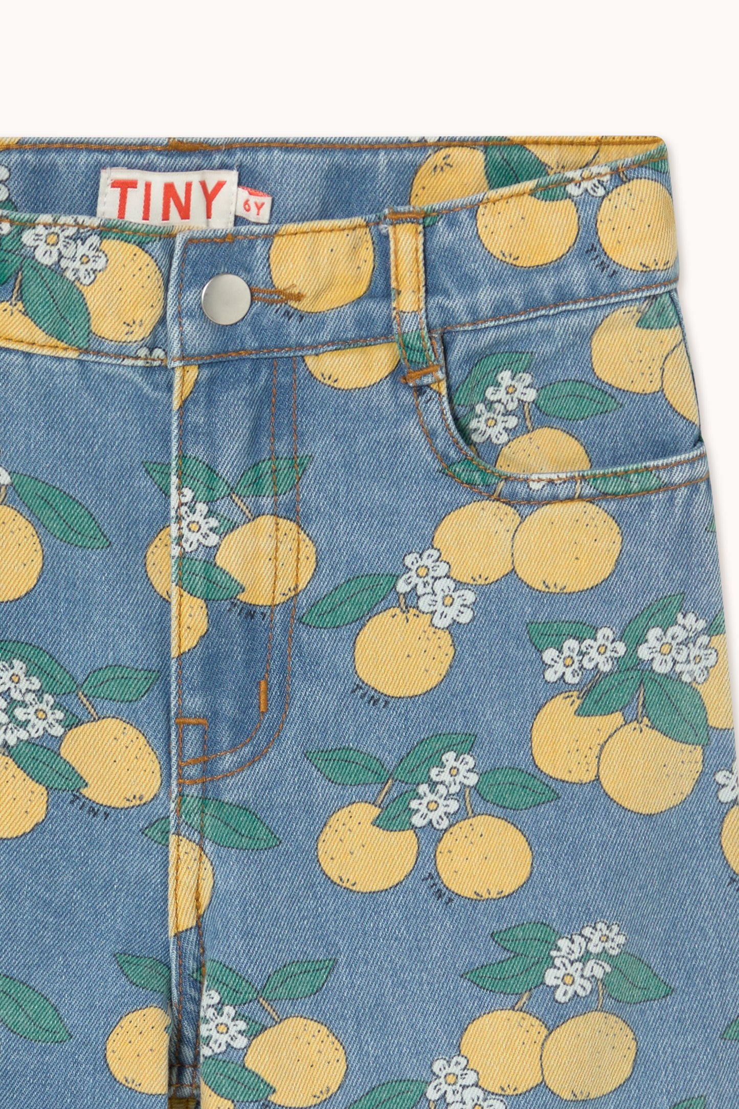 Orange Denim Jeans| Kids Wear