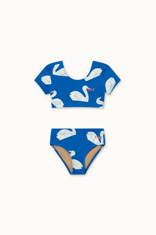 Big Swans Swim Set Blue