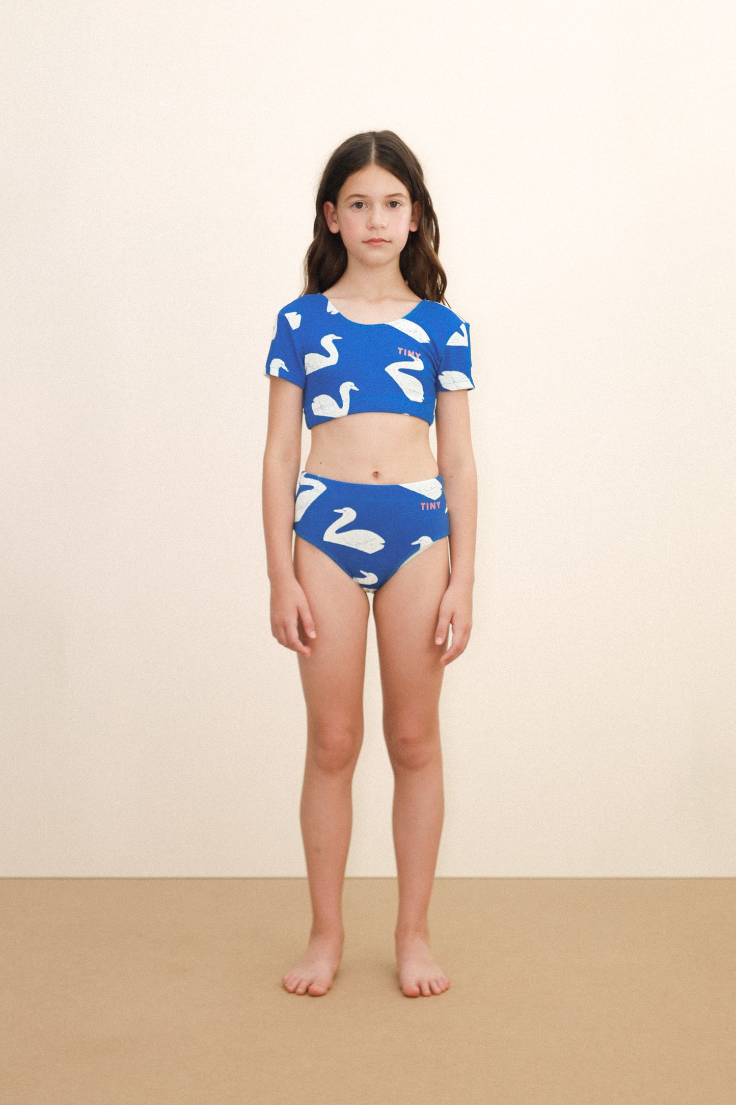 Big Swans Swim Set Blue