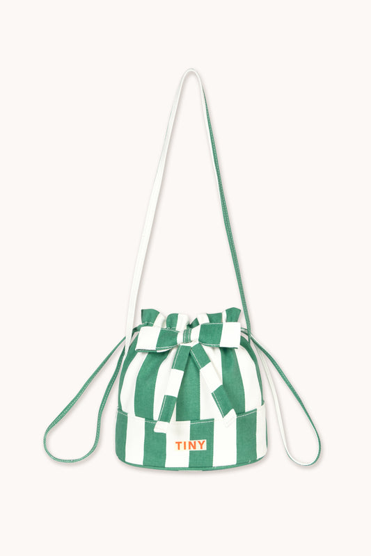 Striped Bucket Bag- Girl Cross Body Bag