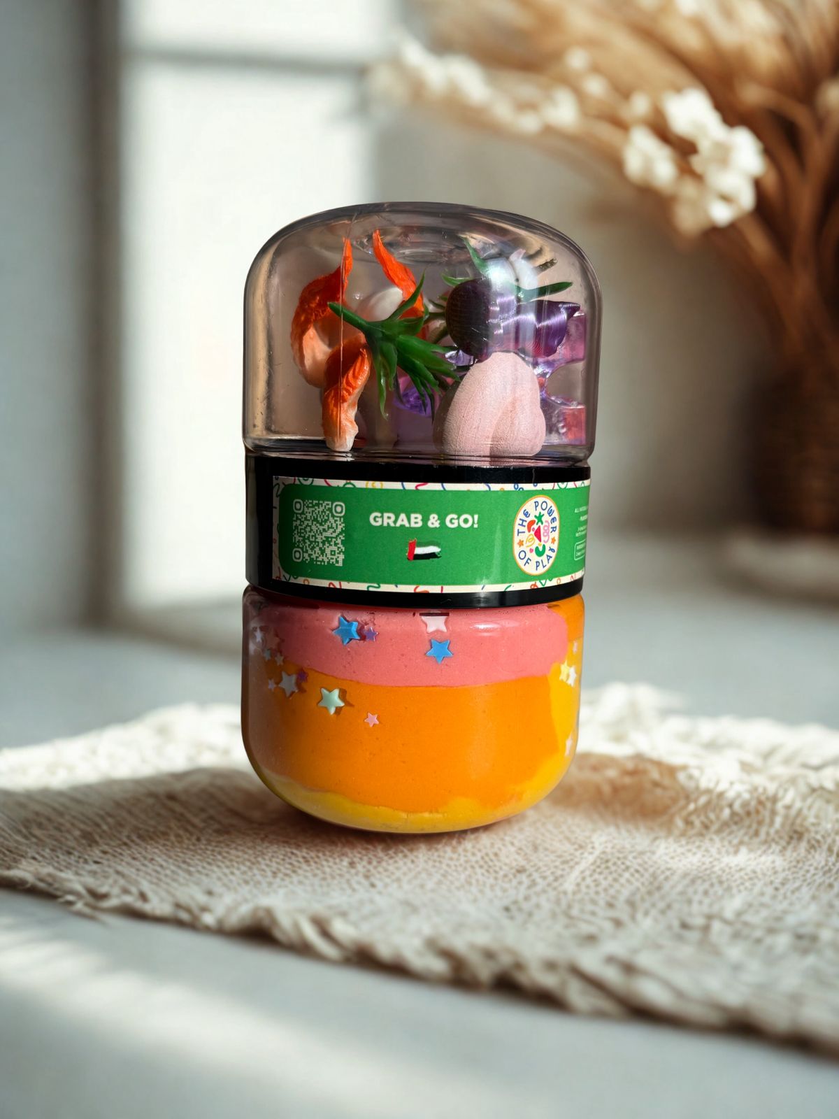 Grab & Go Playdough Jar- Unicorn