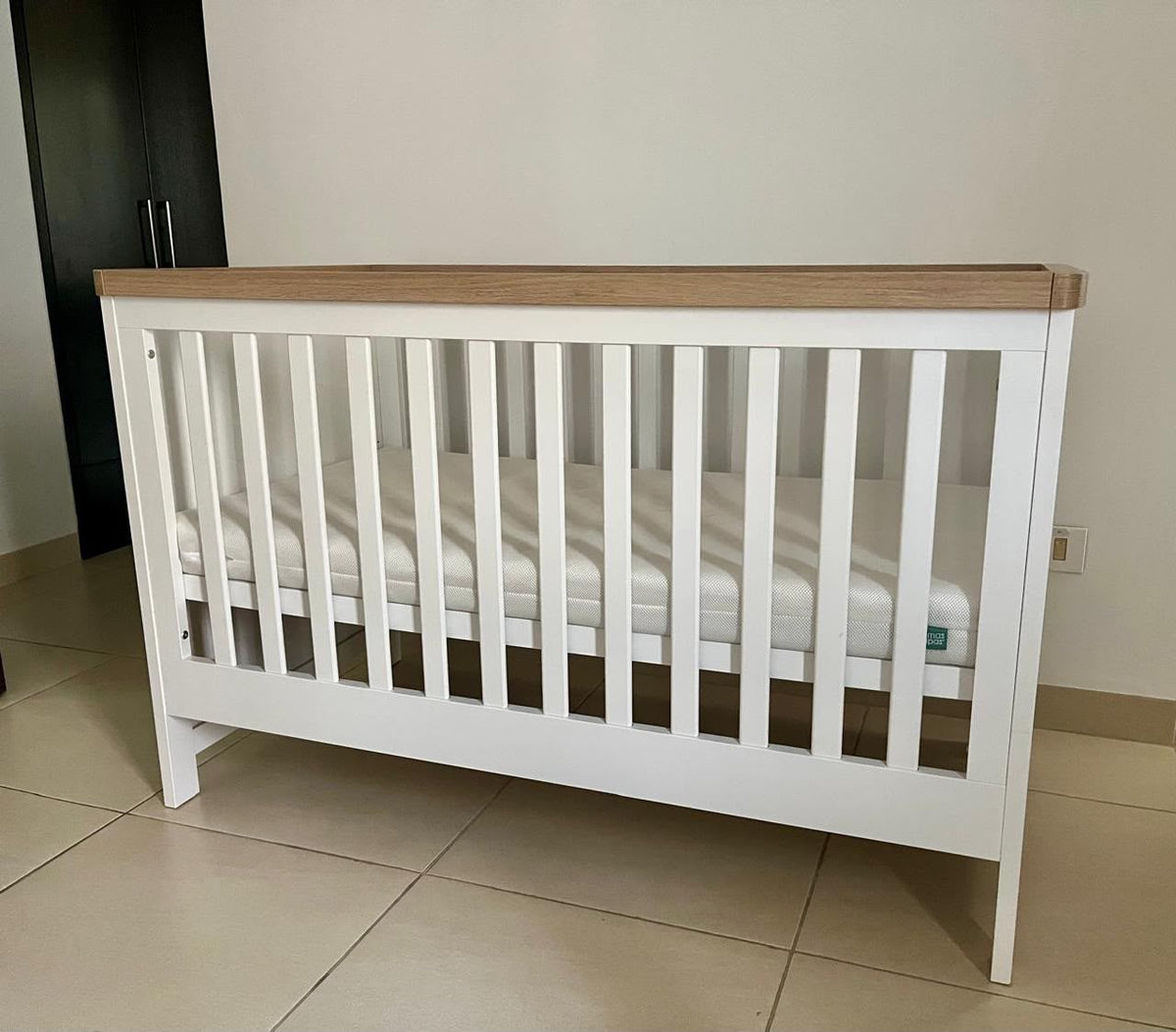 Mamas and Papas Cot bed- White Oak