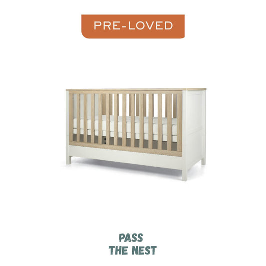 Mamas and Papas Cot bed- White Oak