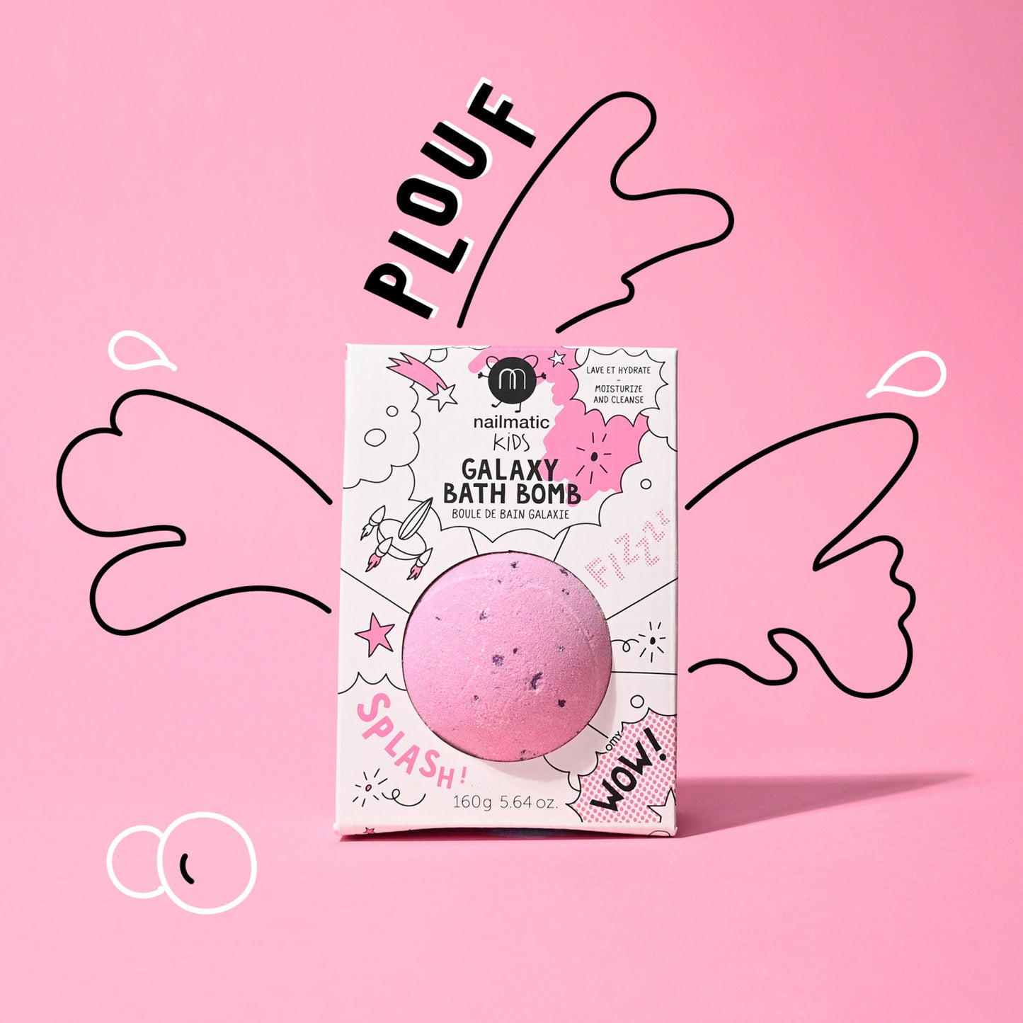 Cosmic Pink Bath Bomb- Children's Bath Bomb