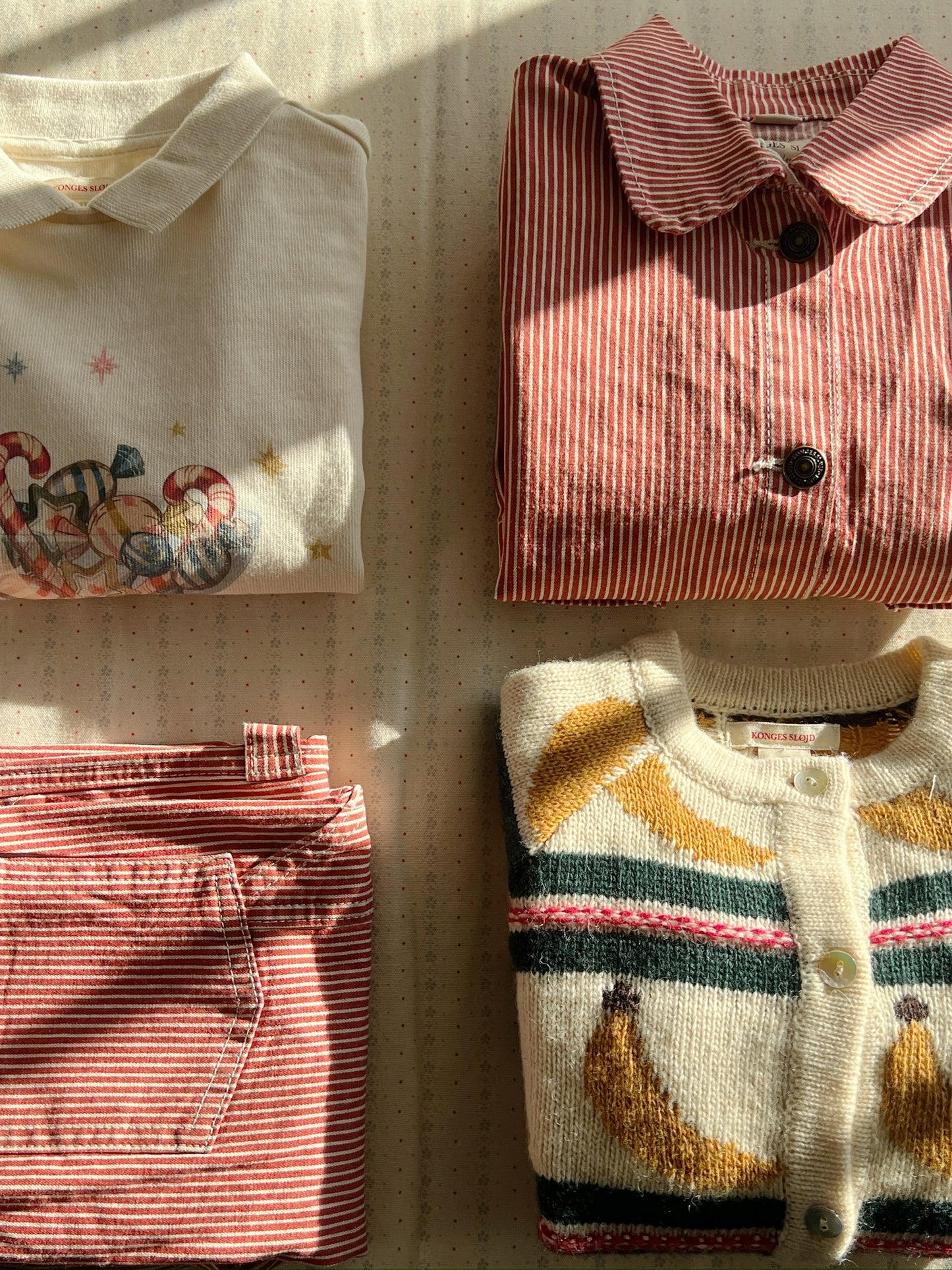 Luc Pants- Rouge Stripe