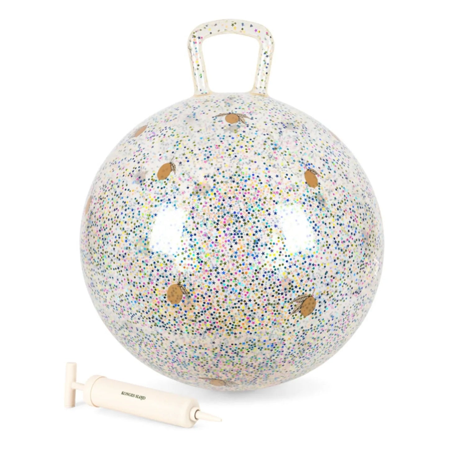 Jumping Balls-Lemon Glitter