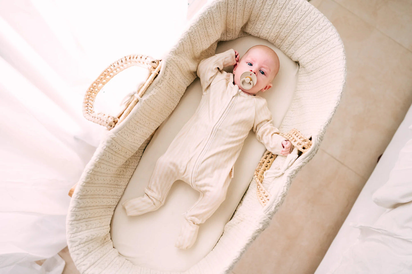 Sunny Stripe- Sleepsuit