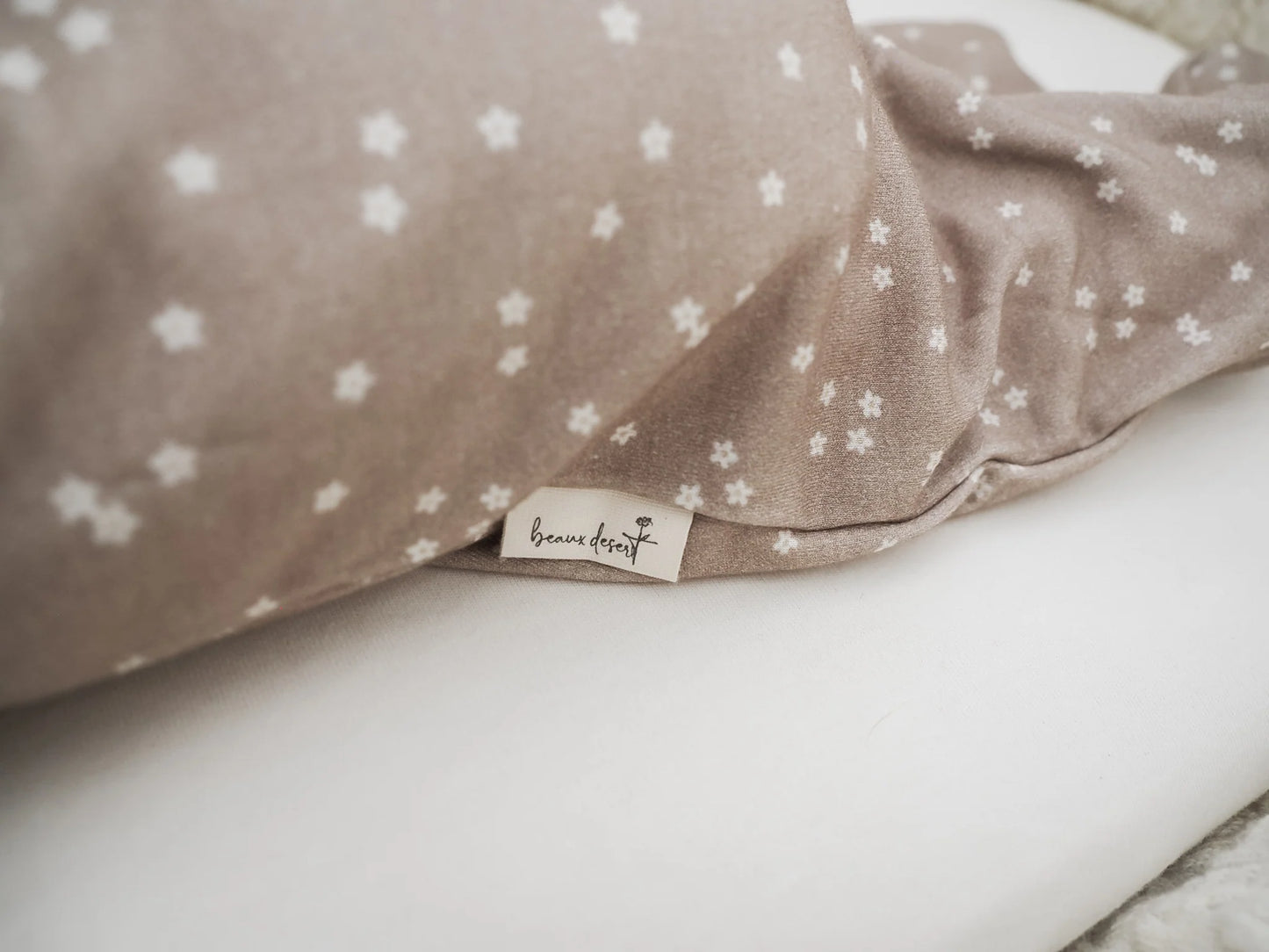 Taupe Daisies- Sleepsuit
