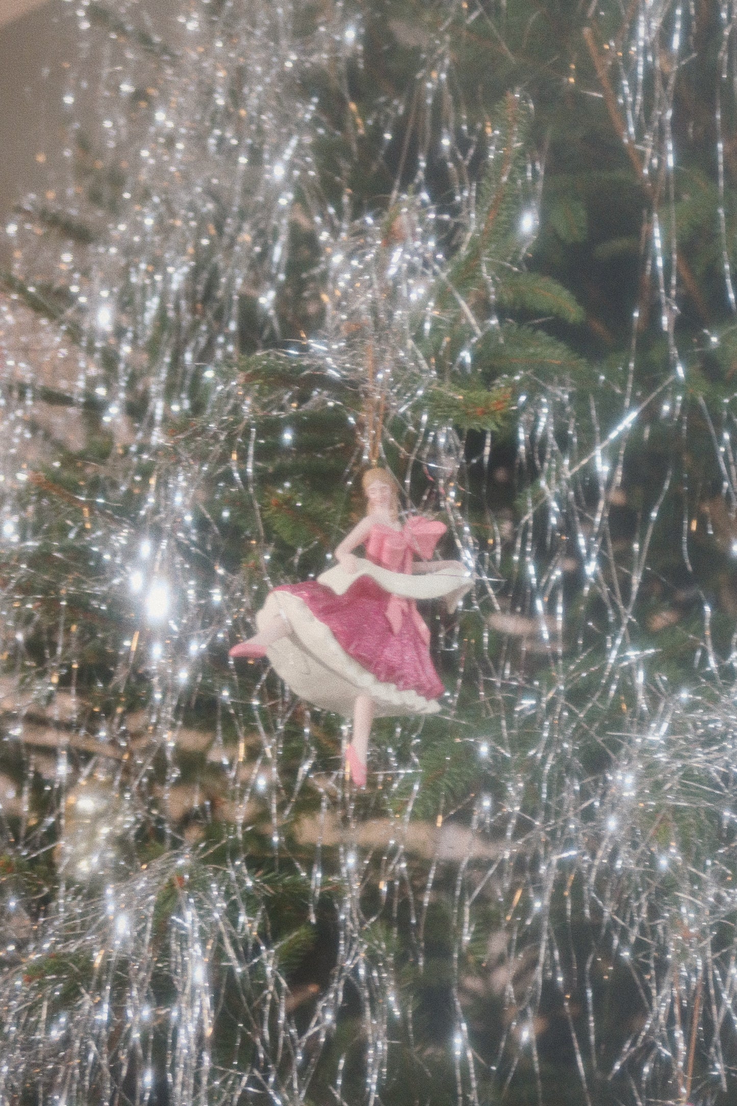 Christmas Bow Ballerina Ornament