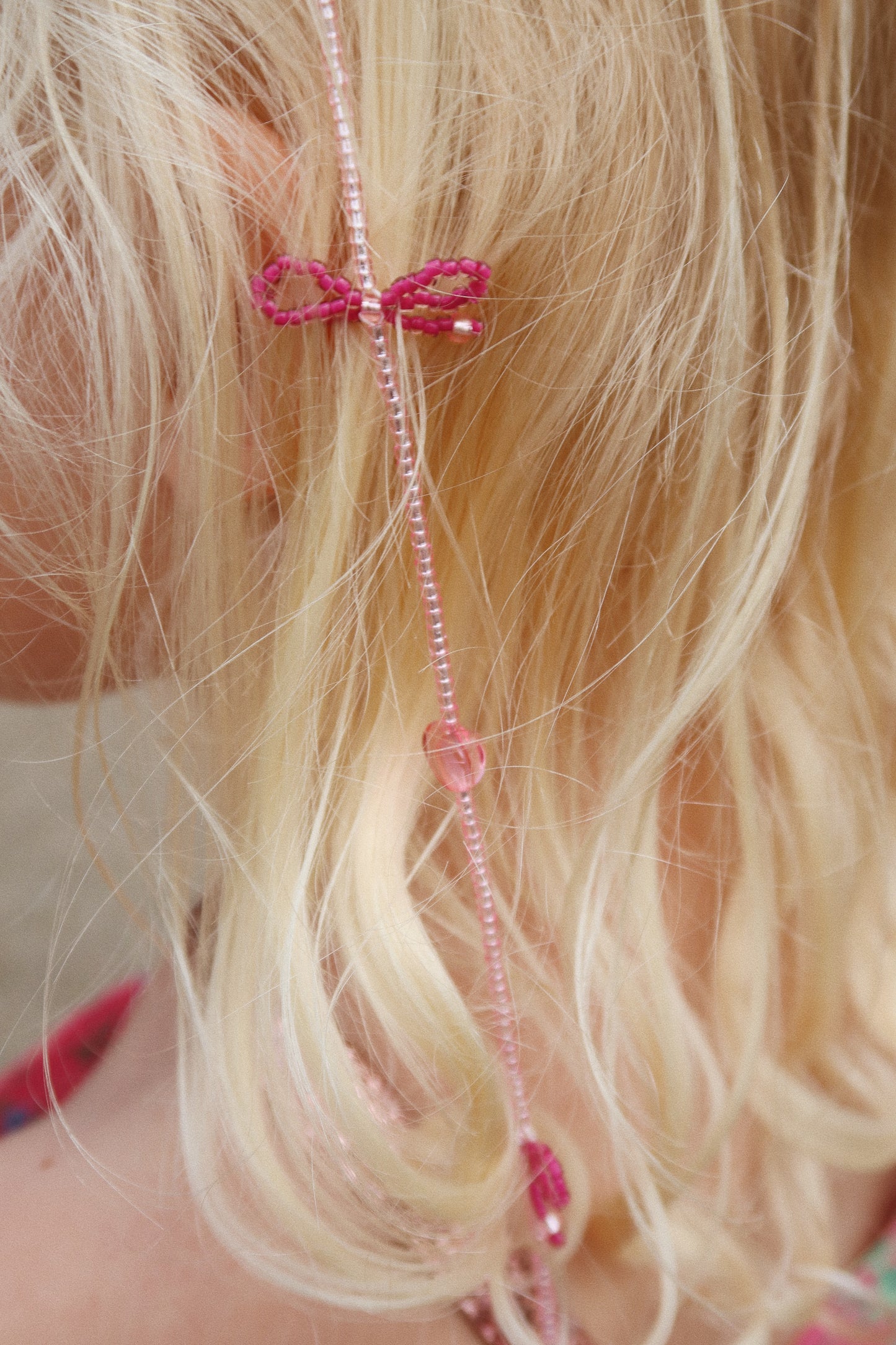 Pearly Tassel Hair Clip- Pink