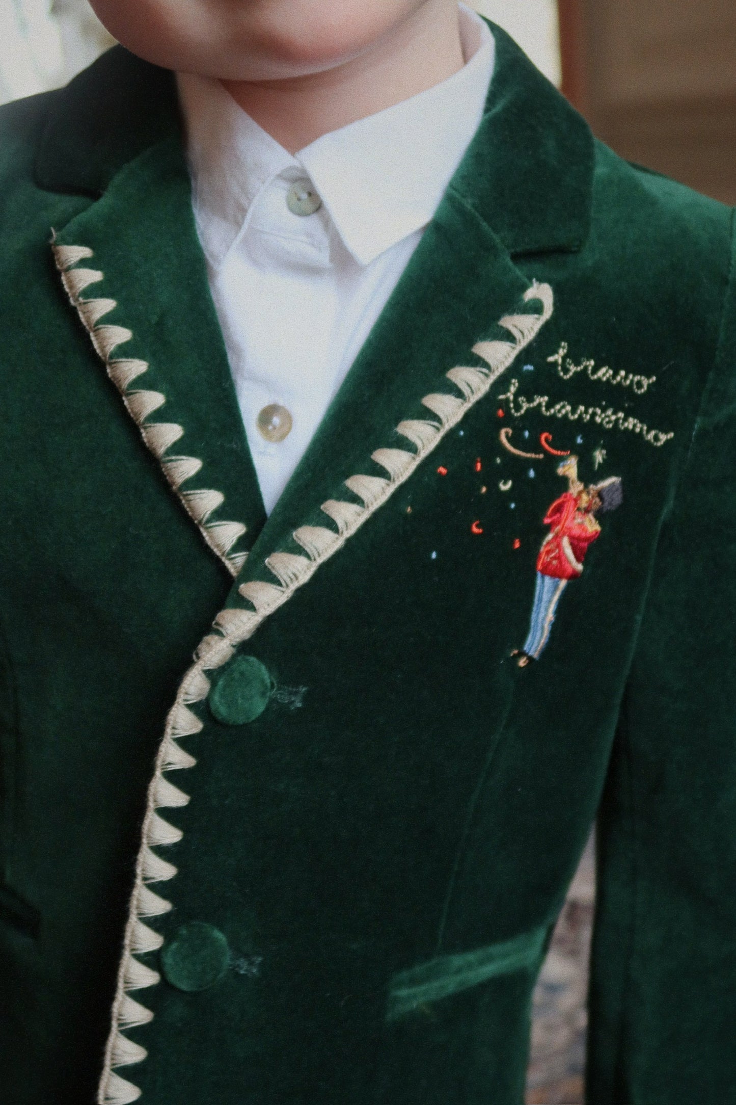 Festive Rocky Blazer- Green