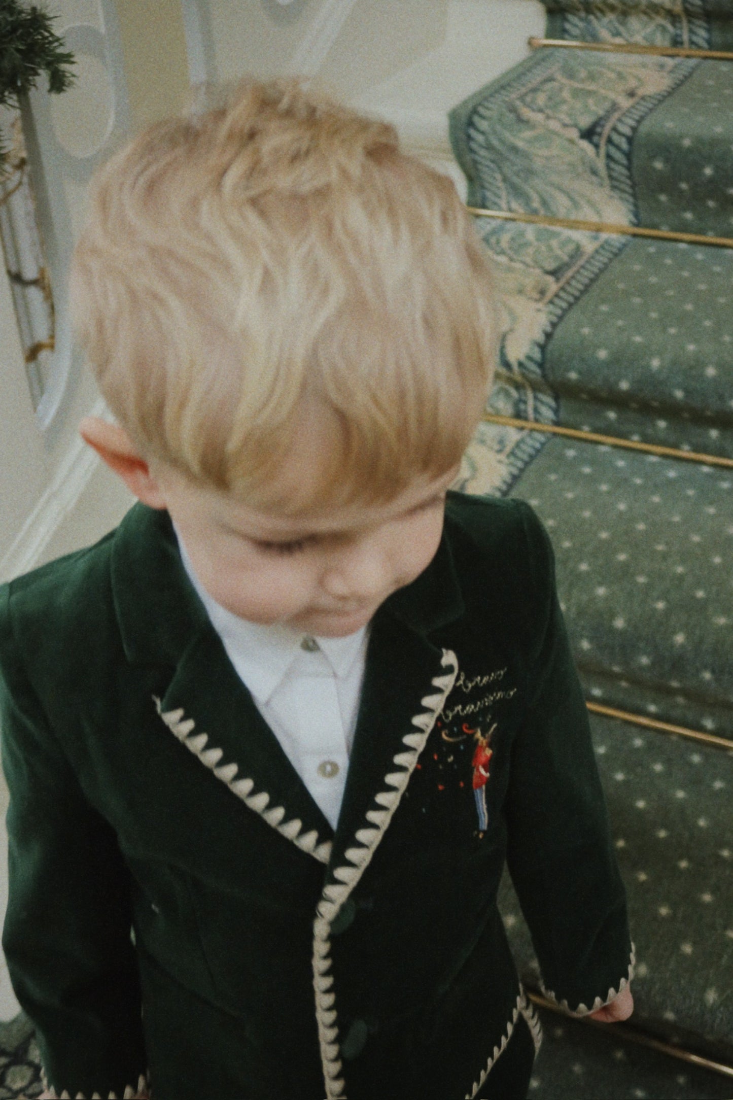 Festive Rocky Blazer- Green