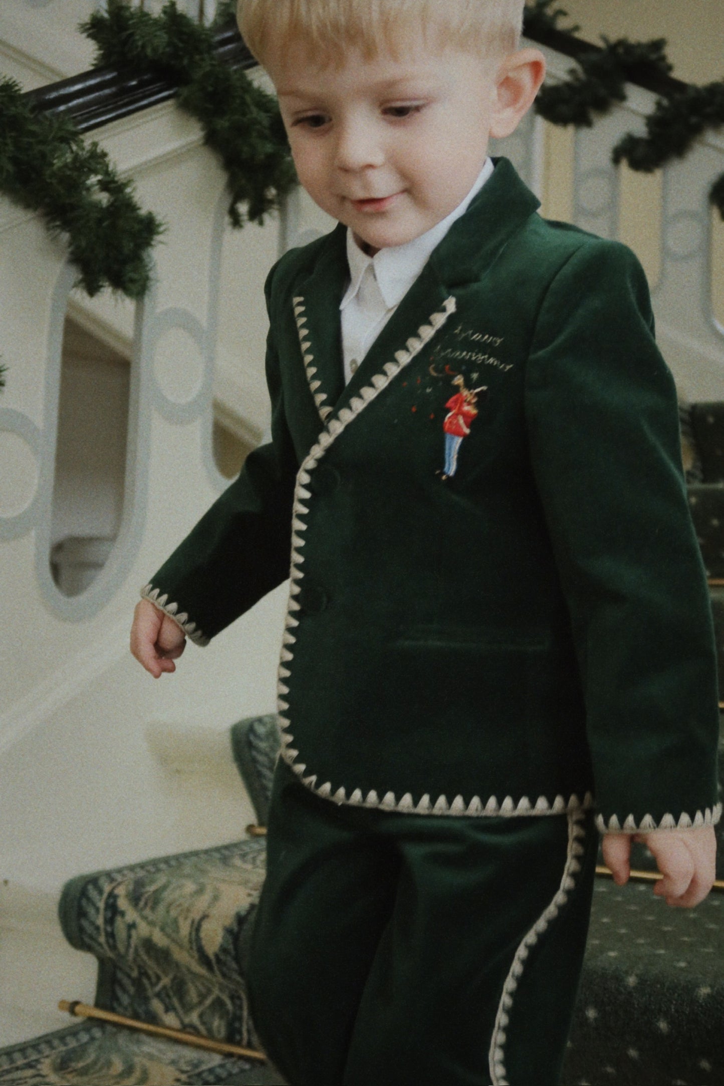 Festive Rocky Blazer- Green