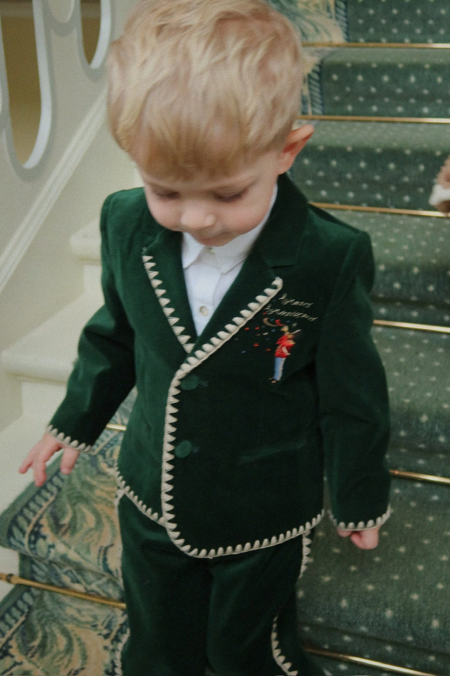 Festive Rocky Blazer- Green