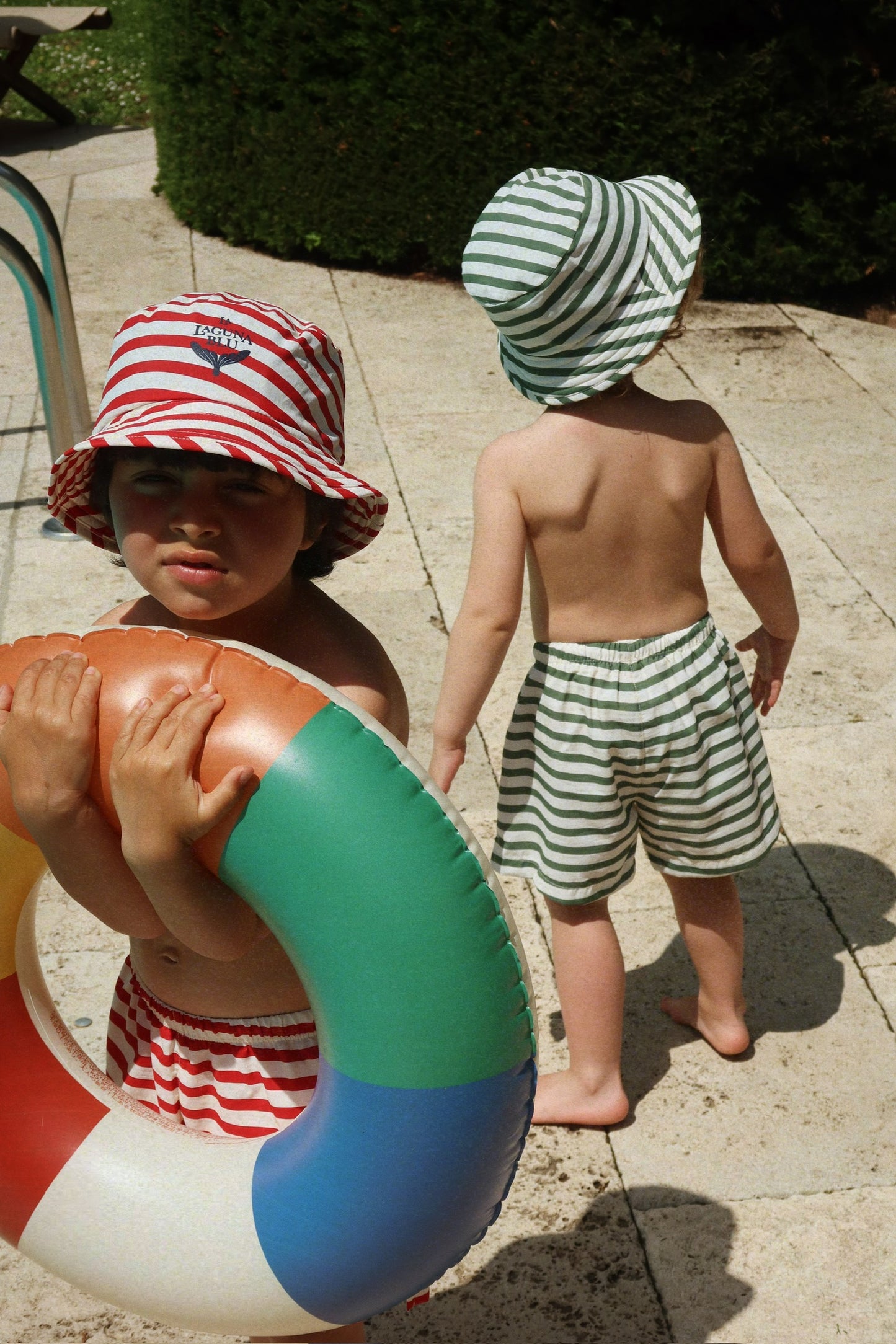 Asnou Bucket Hat- Stripe Verti
